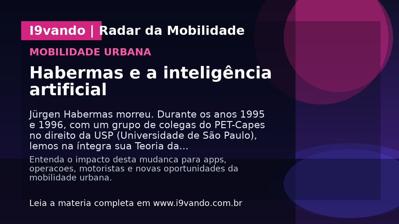 Habermas e a inteligência artificial