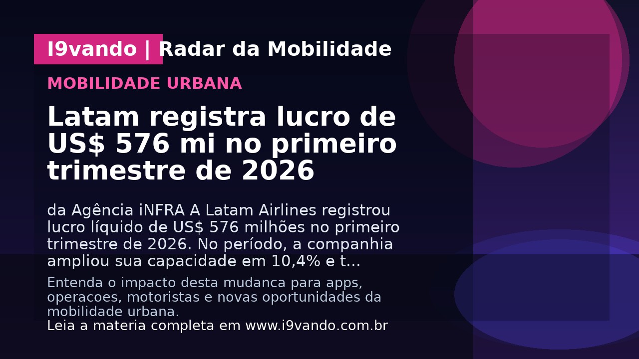 Latam registra lucro de US$ 576 mi no primeiro trimestre de 2026