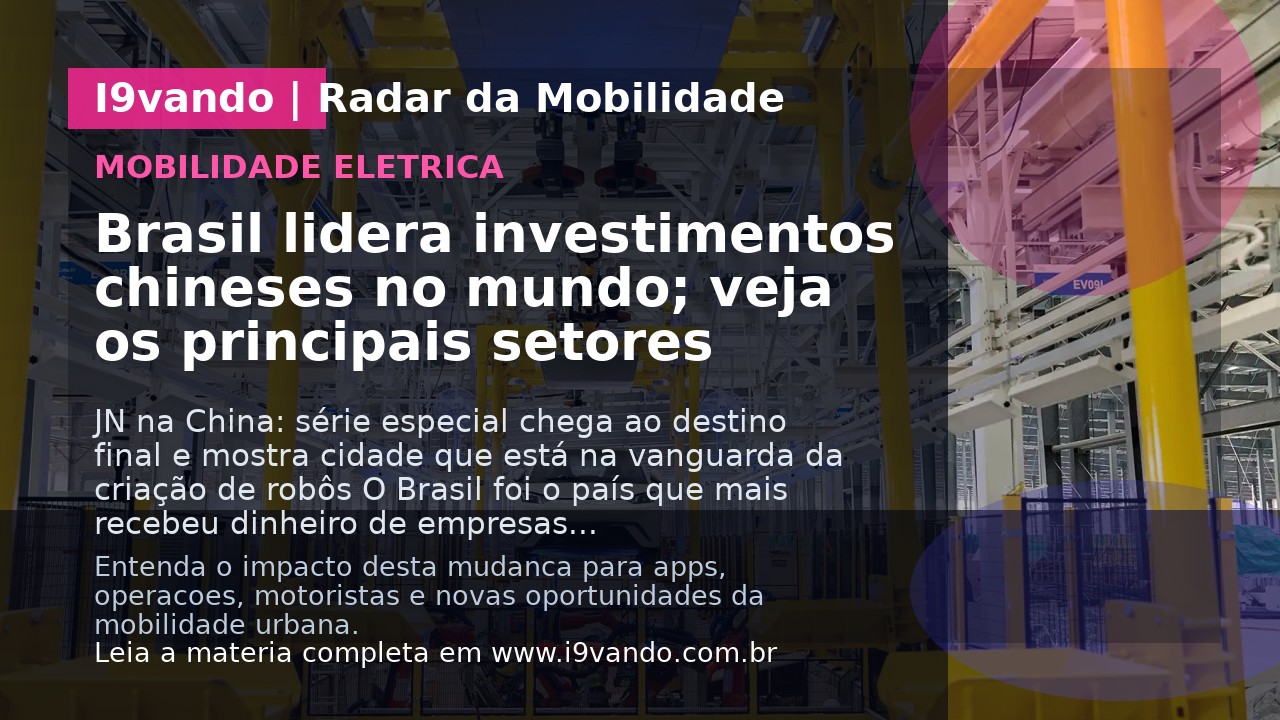 Brasil lidera investimentos chineses no mundo; veja os principais setores