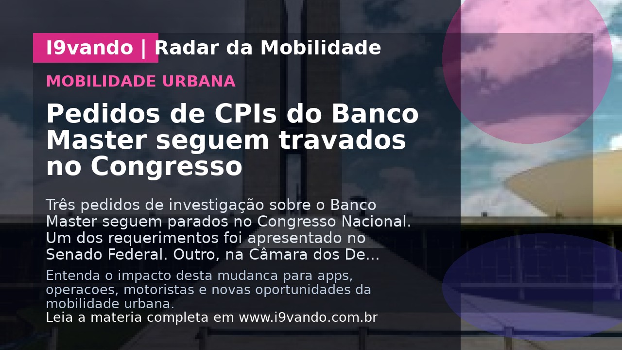 Pedidos de CPIs do Banco Master seguem travados no Congresso
