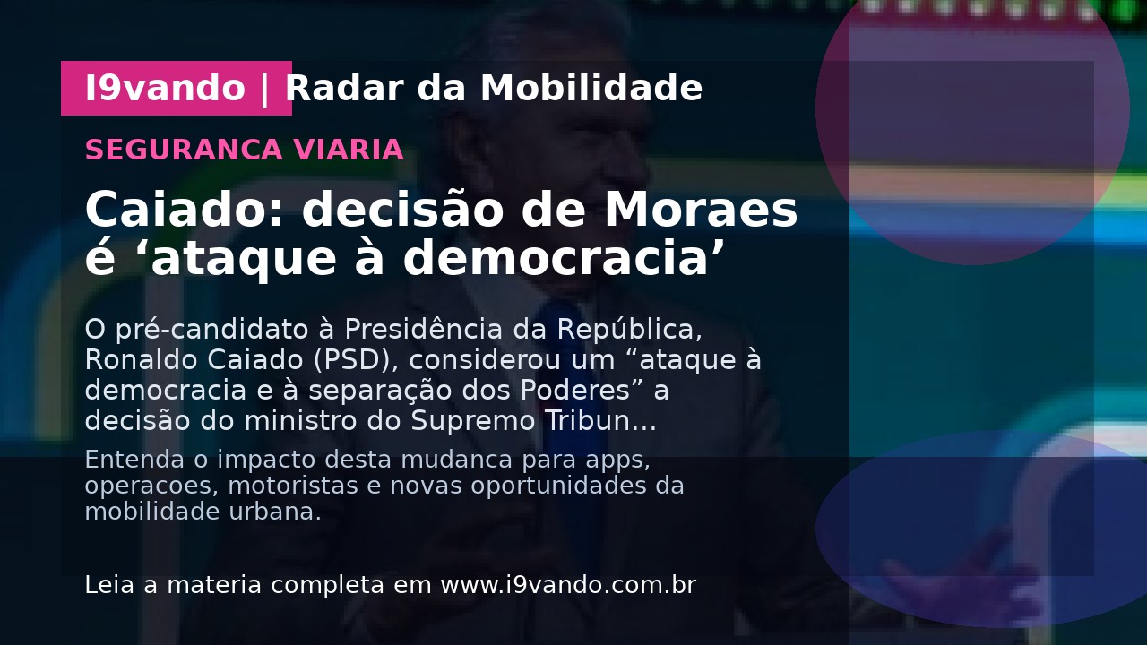 Caiado: decisão de Moraes é ‘ataque à democracia’