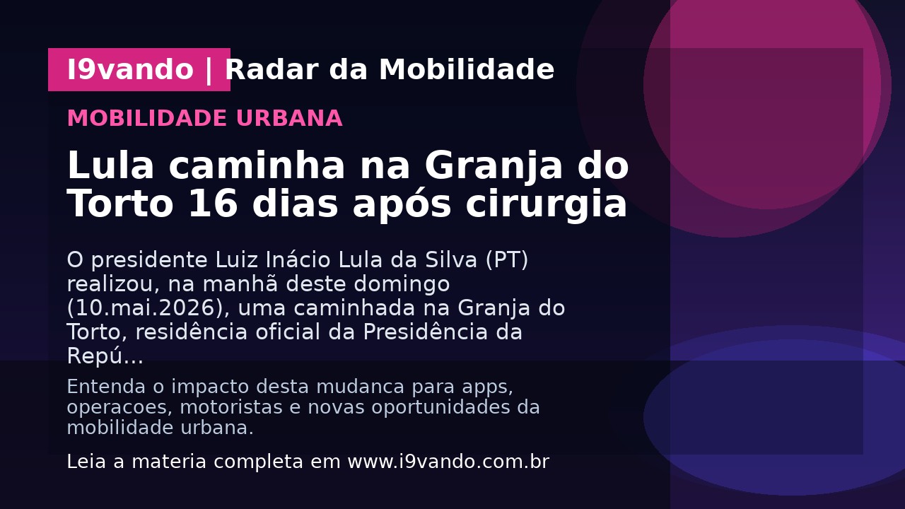 Lula caminha na Granja do Torto 16 dias após cirurgia