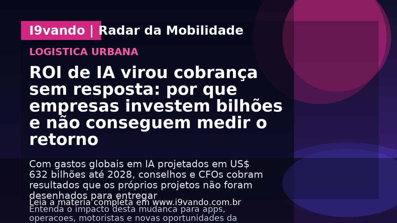 ROI de IA virou cobrança sem resposta: por que empresas investem bilhões e não conseguem medir o retorno