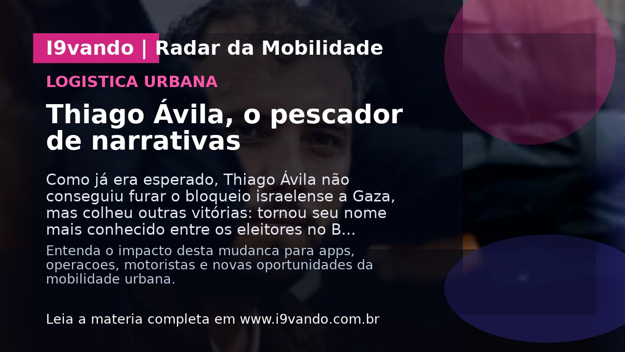 Thiago Ávila, o pescador de narrativas