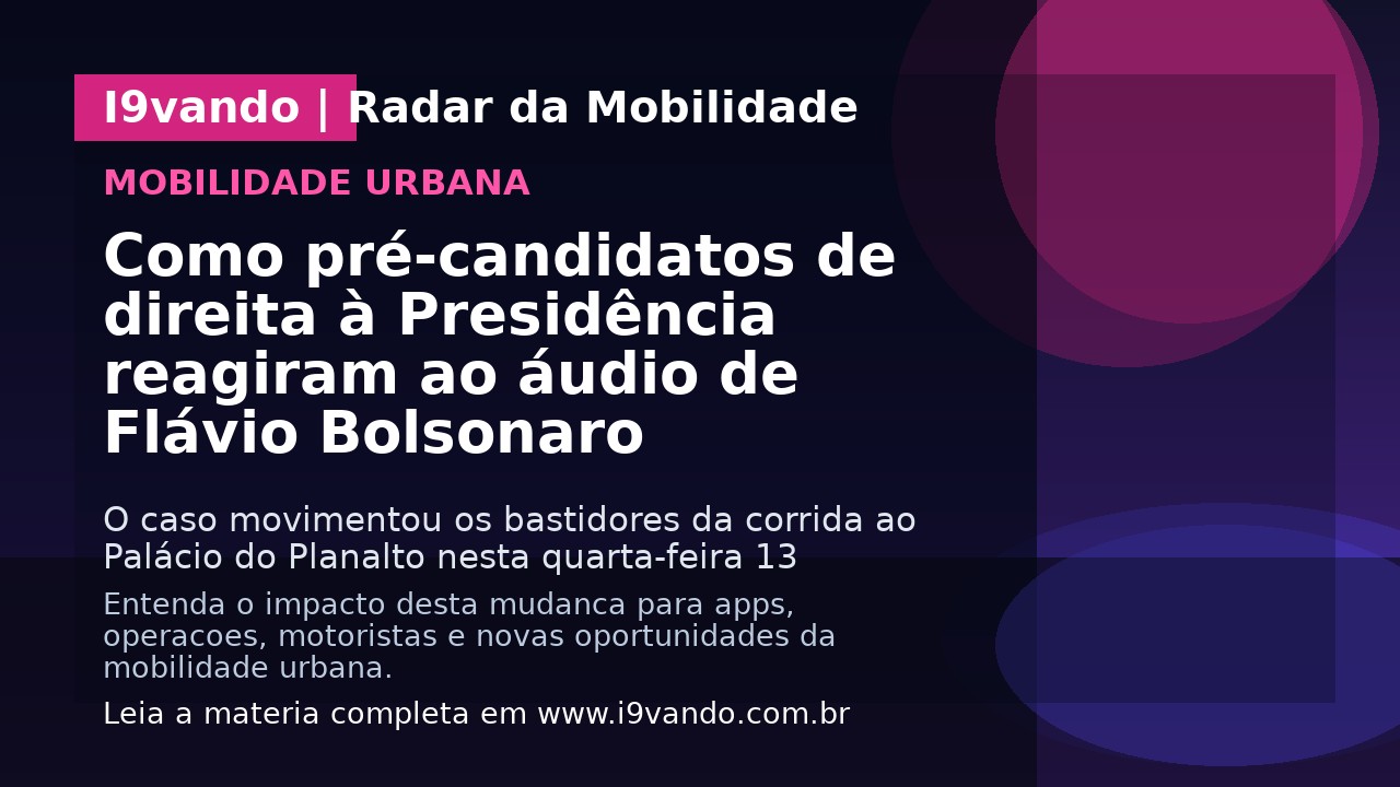 Como pré-candidatos de direita à Presidência reagiram ao áudio de Flávio Bolsonaro