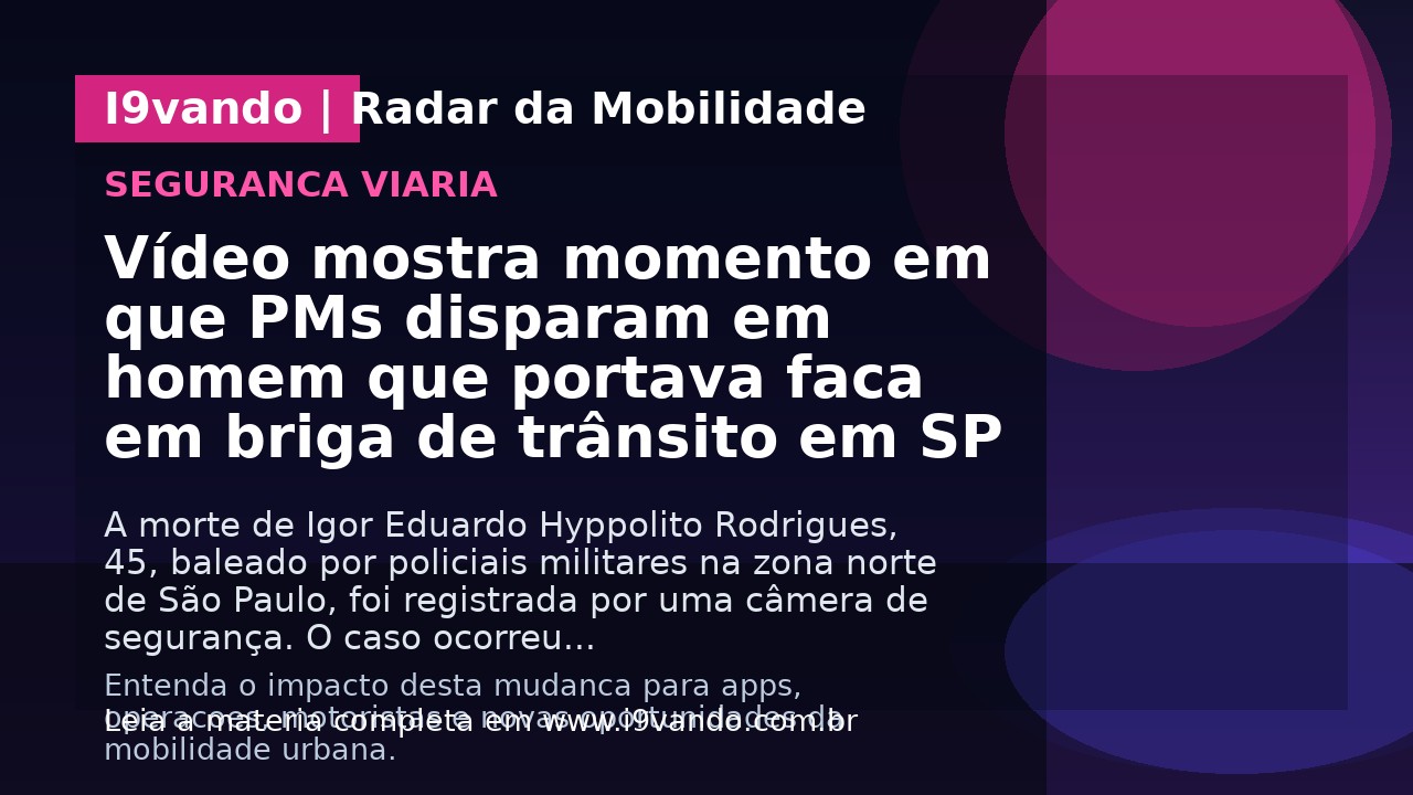 Vídeo mostra momento em que PMs disparam em homem que portava faca em briga de trânsito em SP