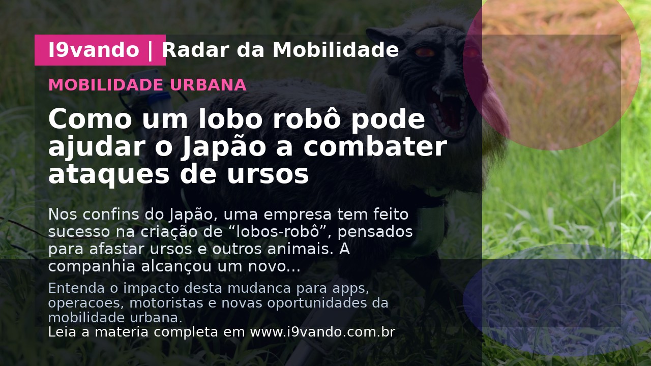 Como um lobo robô pode ajudar o Japão a combater ataques de ursos