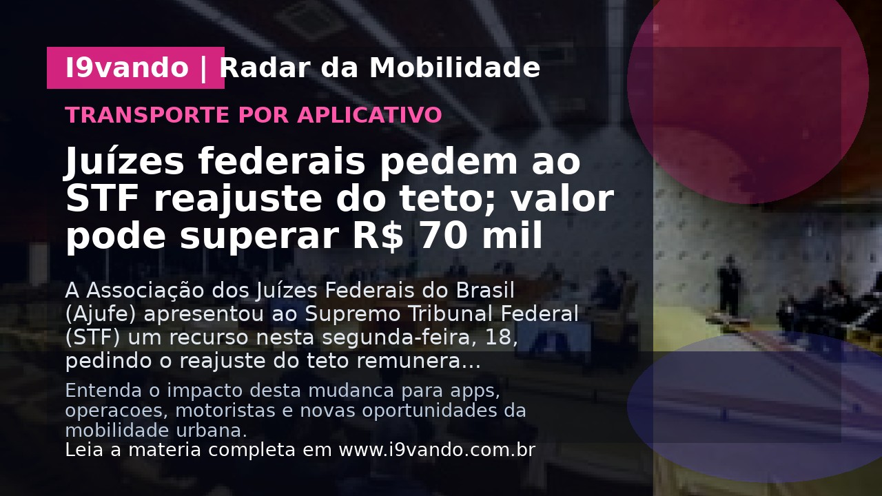 Juízes federais pedem ao STF reajuste do teto; valor pode superar R$ 70 mil