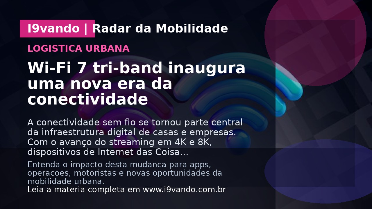 Wi-Fi 7 tri-band inaugura uma nova era da conectividade