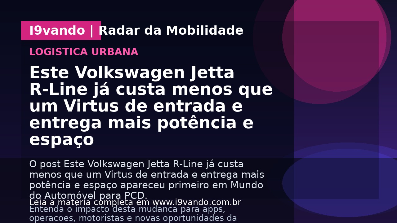 Este Volkswagen Jetta R-Line já custa menos que um Virtus de entrada e entrega mais potência e espaço