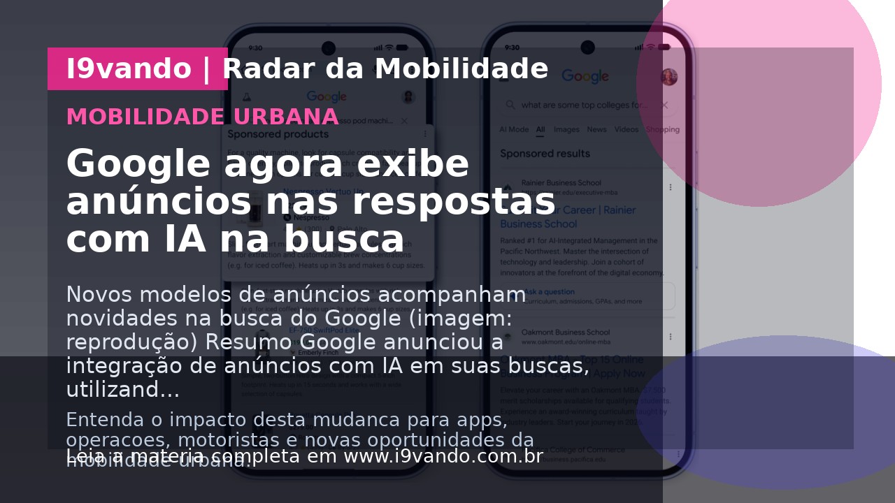 Google agora exibe anúncios nas respostas com IA na busca