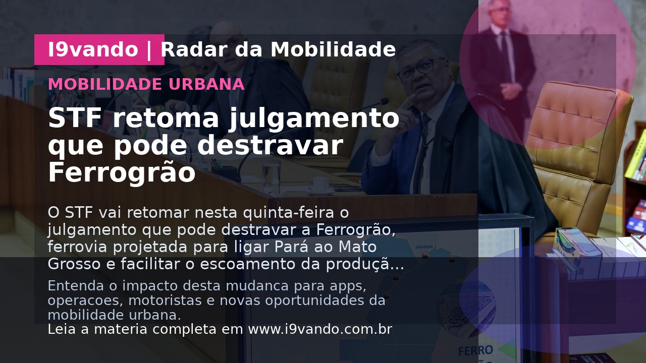 STF retoma julgamento que pode destravar Ferrogrão