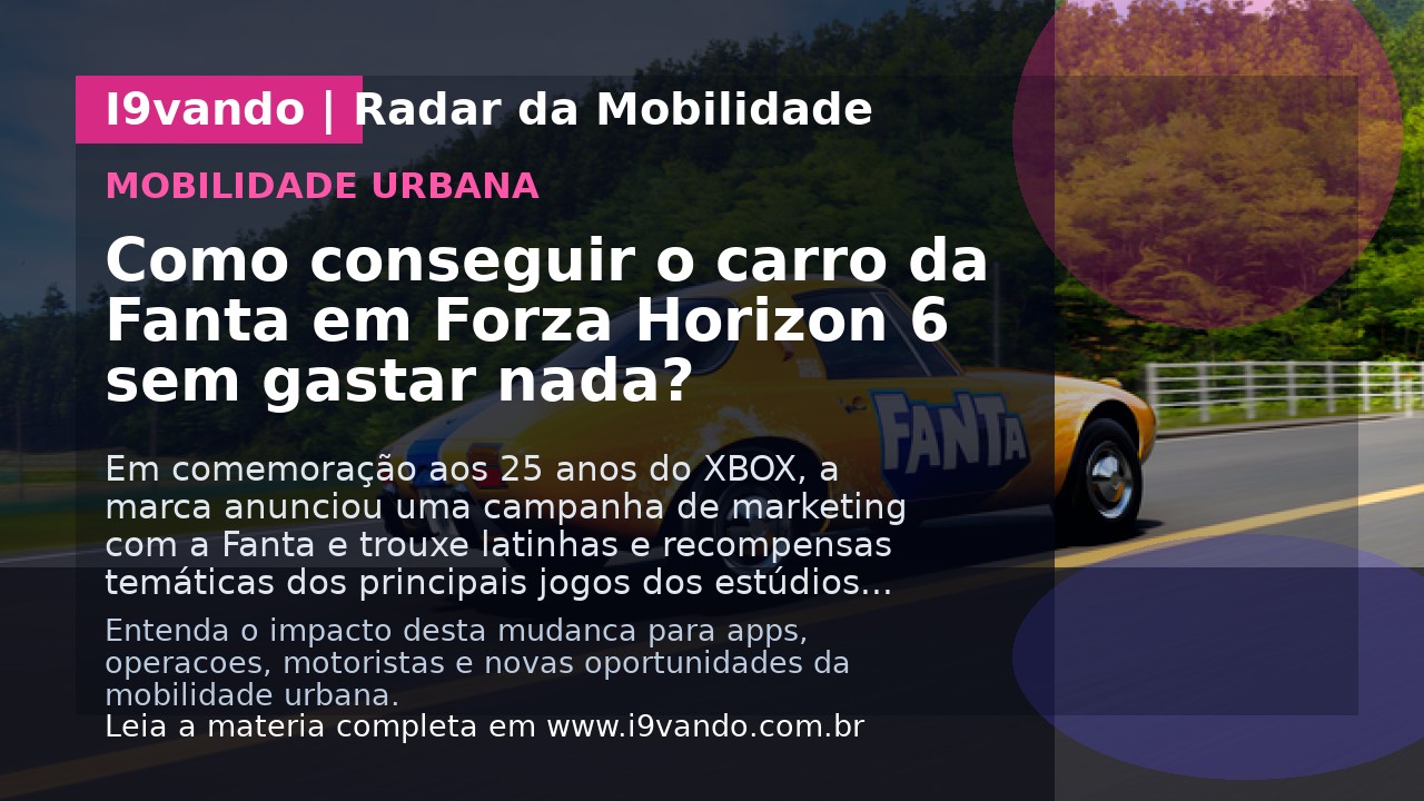 Como conseguir o carro da Fanta em Forza Horizon 6 sem gastar nada?
