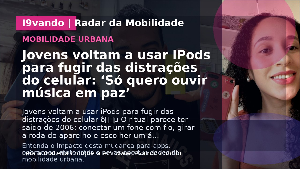 Jovens voltam a usar iPods para fugir das distrações do celular: ‘Só quero ouvir música em paz’