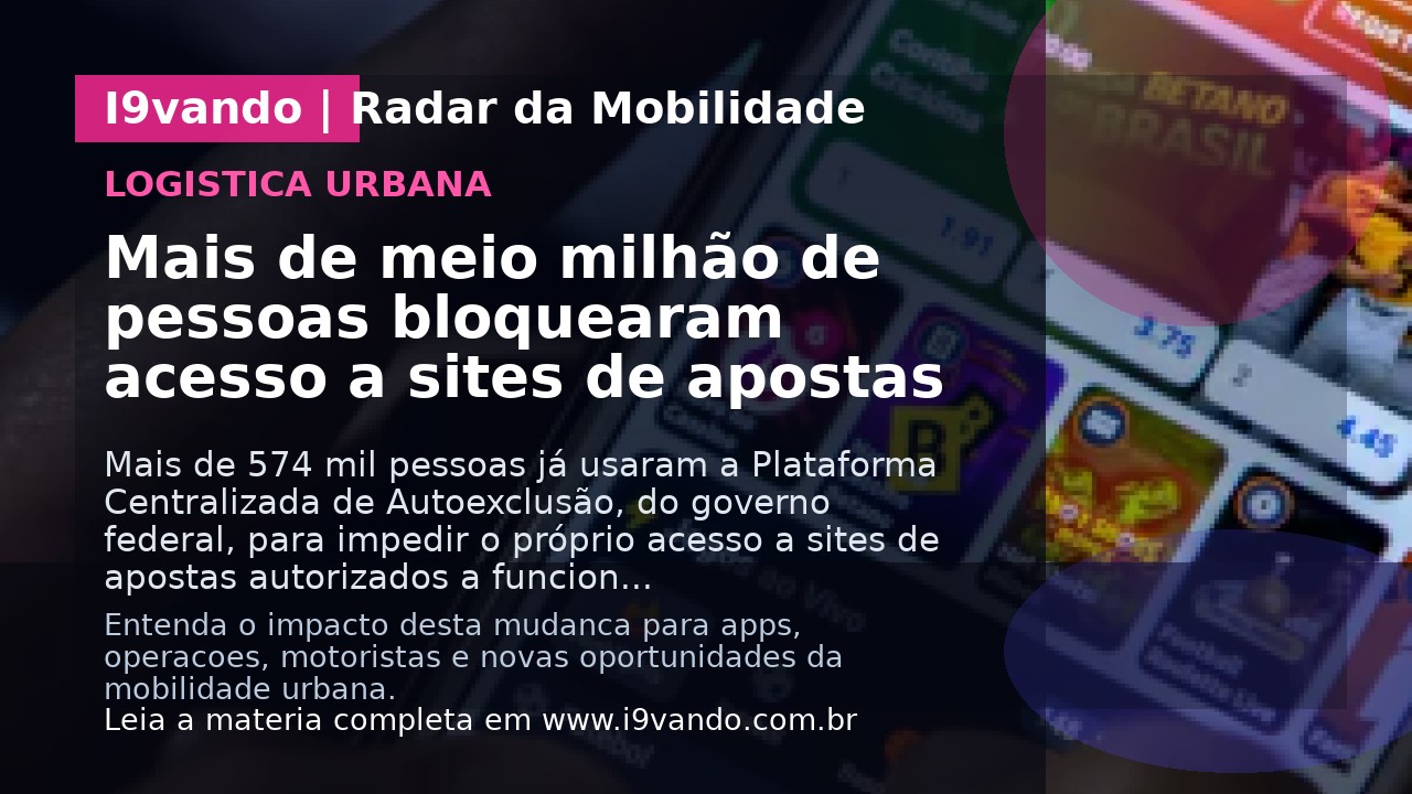 Mais de meio milhão de pessoas bloquearam acesso a sites de apostas