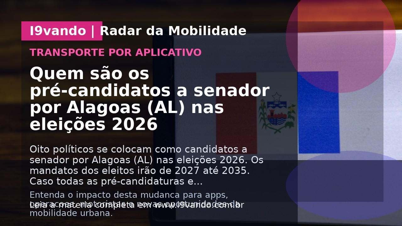 Quem são os pré-candidatos a senador por Alagoas (AL) nas eleições 2026