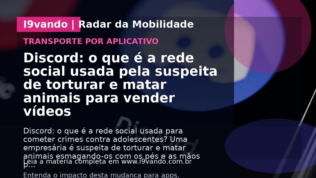 Discord: o que é a rede social usada pela suspeita de torturar e matar animais para vender vídeos