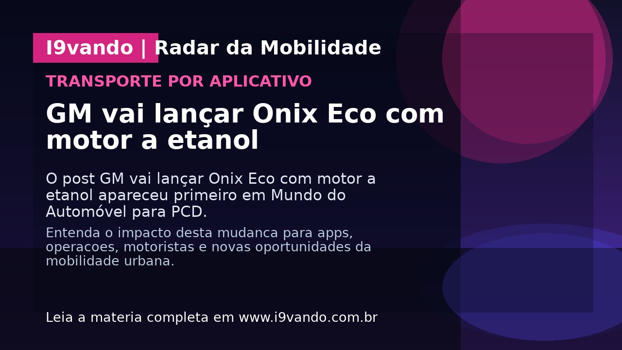 GM vai lançar Onix Eco com motor a etanol