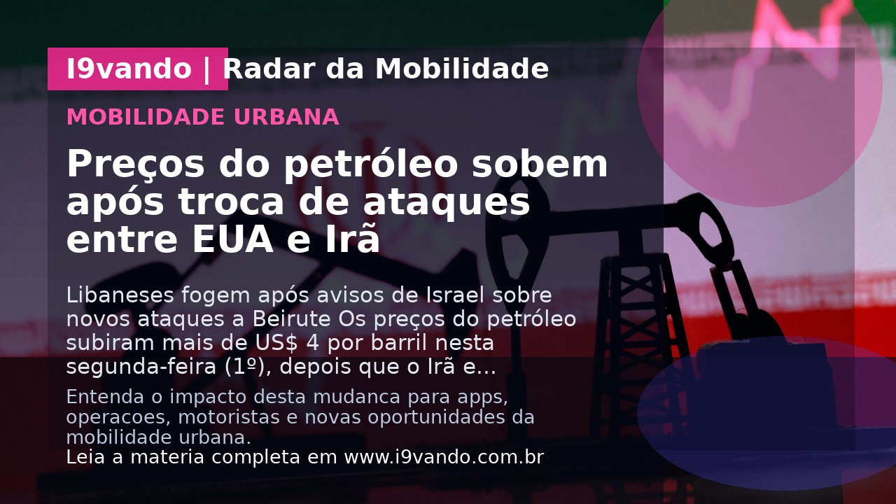 Preços do petróleo sobem após troca de ataques entre EUA e Irã