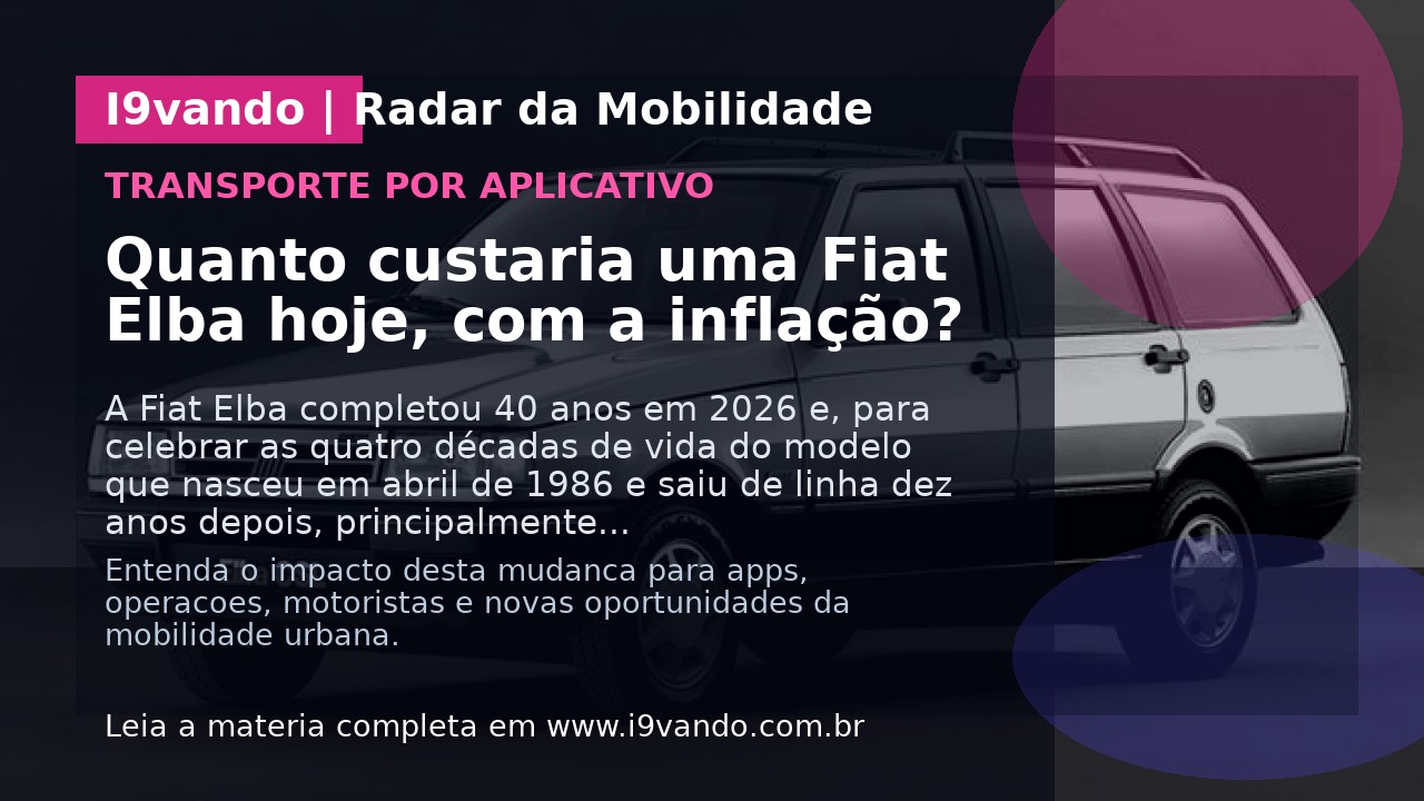 Quanto custaria uma Fiat Elba hoje, com a inflação?