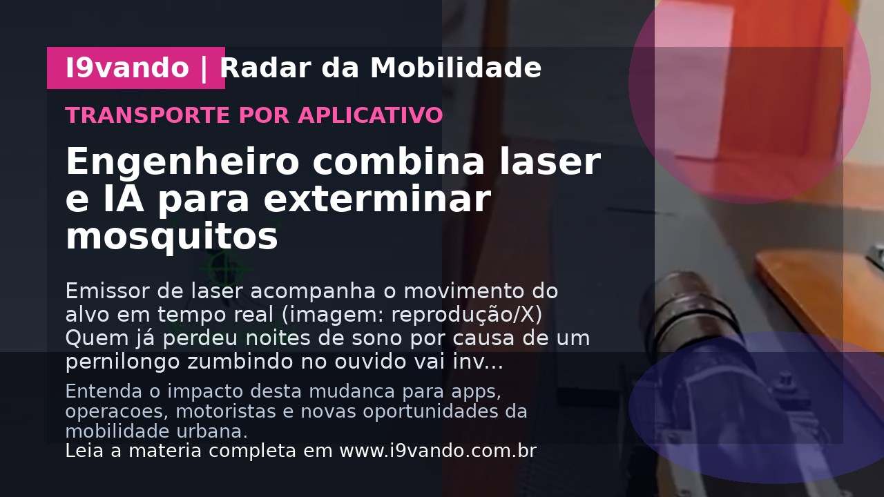 Engenheiro combina laser e IA para exterminar mosquitos