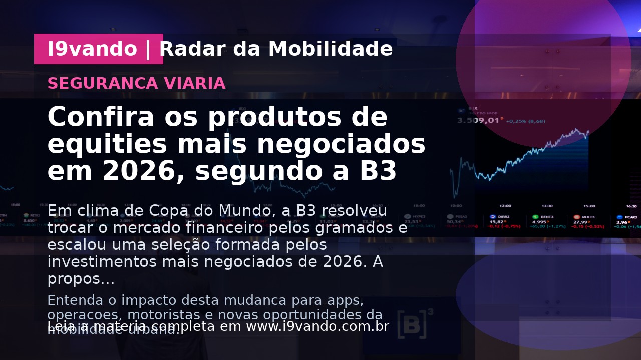 Confira os produtos de equities mais negociados em 2026, segundo a B3
