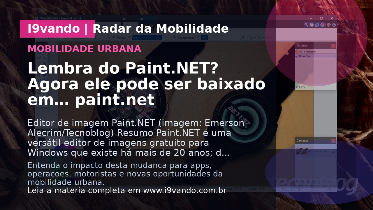 Lembra do Paint.NET? Agora ele pode ser baixado em… paint.net