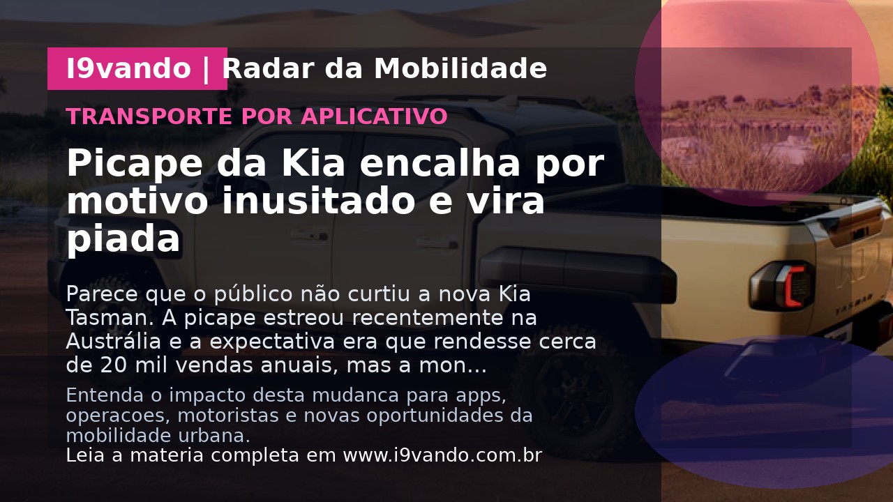 Picape da Kia encalha por motivo inusitado e vira piada
