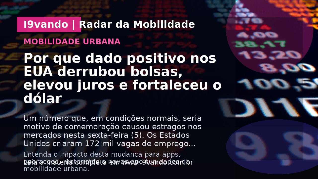 Por que dado positivo nos EUA derrubou bolsas, elevou juros e fortaleceu o dólar