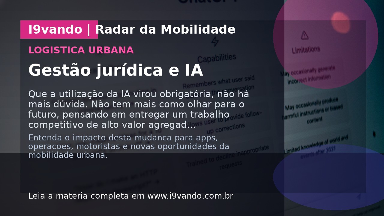 Gestão jurídica e IA