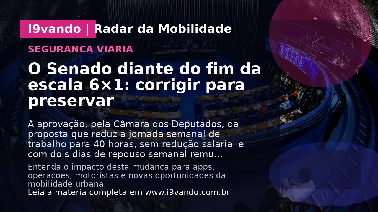 O Senado diante do fim da escala 6×1: corrigir para preservar