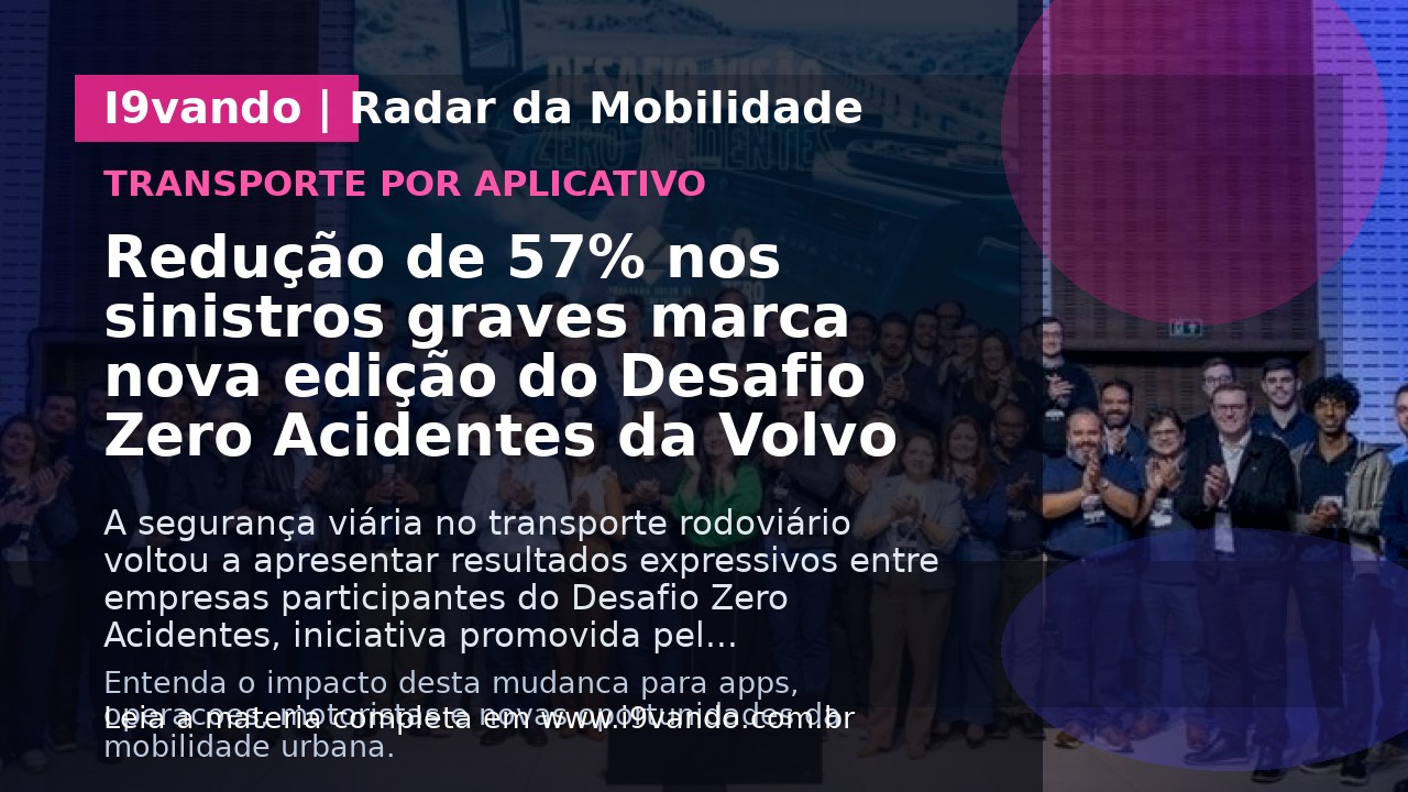 Redução de 57% nos sinistros graves marca nova edição do Desafio Zero Acidentes da Volvo