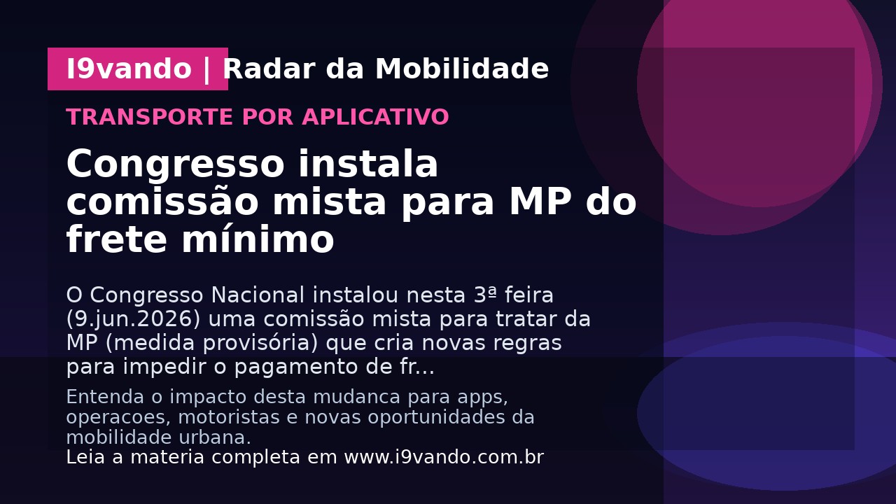 Congresso instala comissão mista para MP do frete mínimo