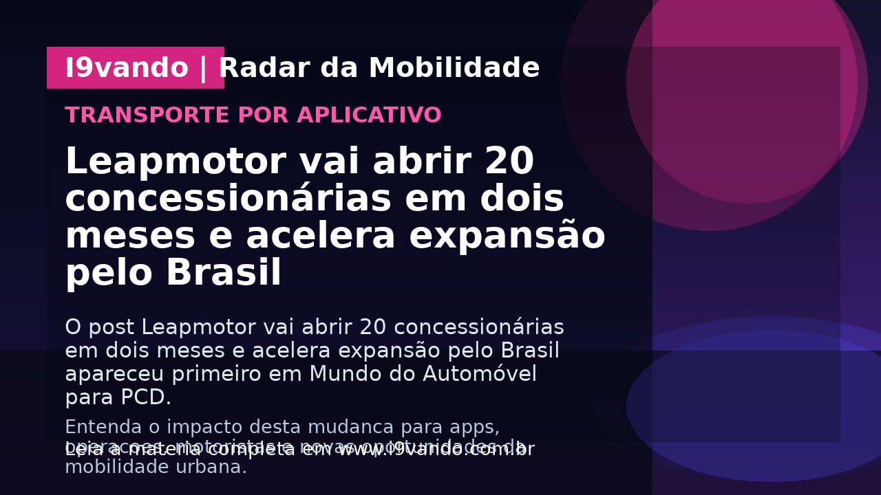 Leapmotor vai abrir 20 concessionárias em dois meses e acelera expansão pelo Brasil