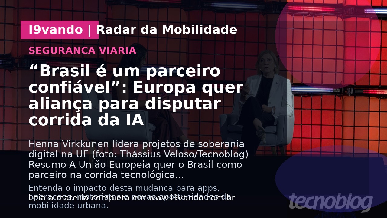 “Brasil é um parceiro confiável”: Europa quer aliança para disputar corrida da IA