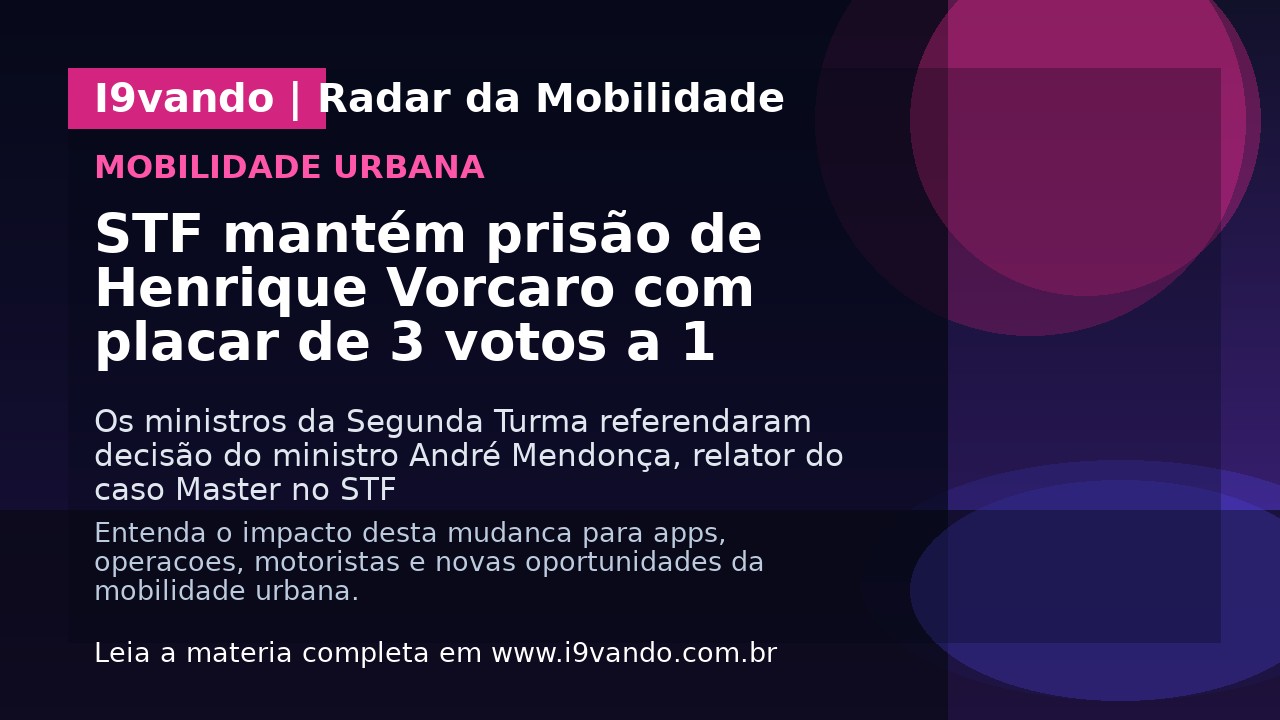 STF mantém prisão de Henrique Vorcaro com placar de 3 votos a 1