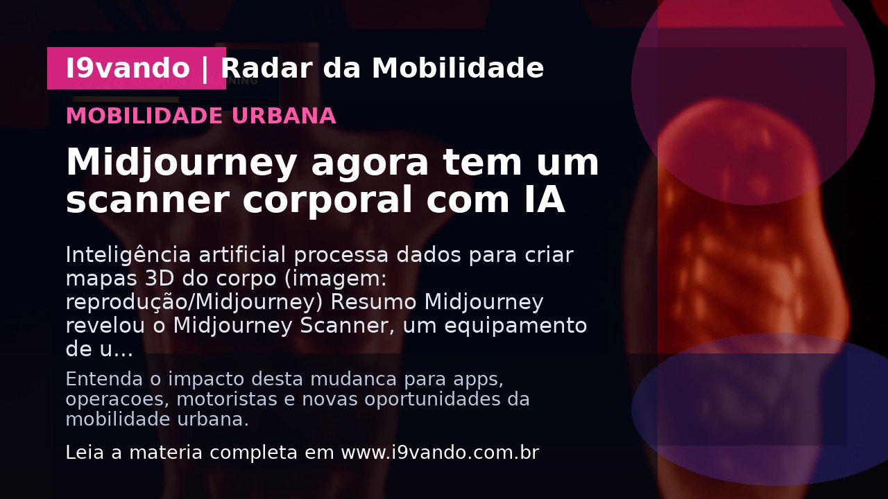 Midjourney agora tem um scanner corporal com IA
