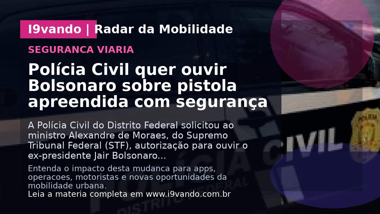 Polícia Civil quer ouvir Bolsonaro sobre pistola apreendida com segurança