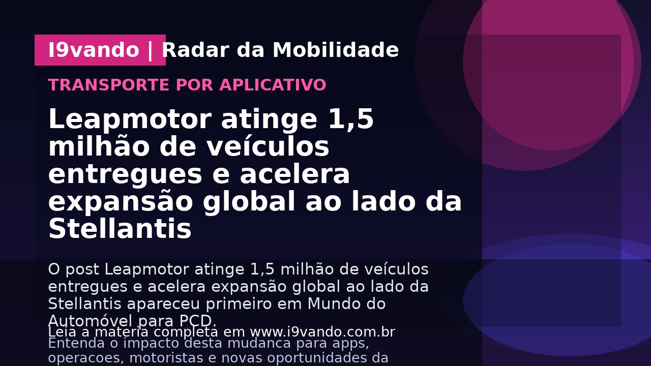 Leapmotor atinge 1,5 milhão de veículos entregues e acelera expansão global ao lado da Stellantis