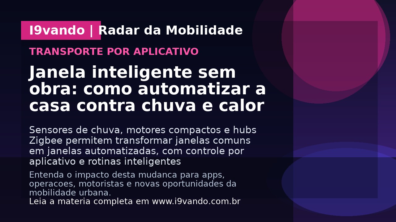 Janela inteligente sem obra: como automatizar a casa contra chuva e calor