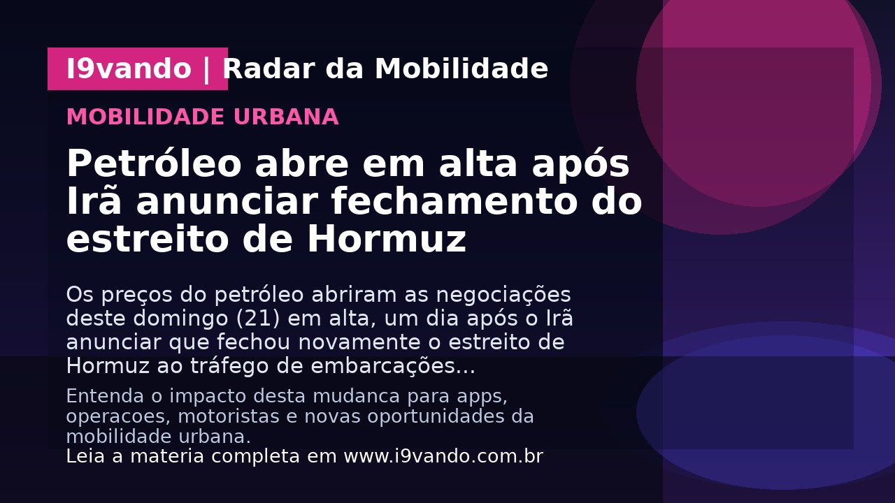 Petróleo abre em alta após Irã anunciar fechamento do estreito de Hormuz