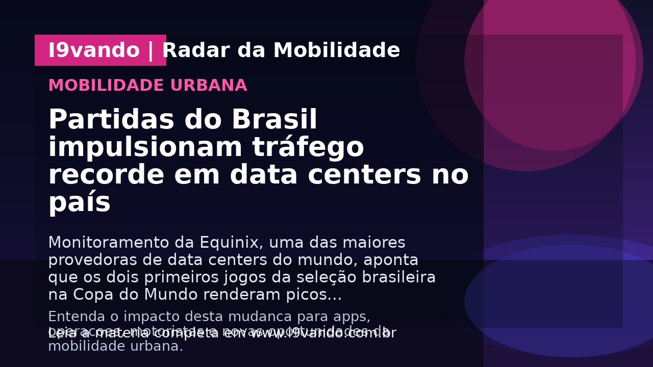 Partidas do Brasil impulsionam tráfego recorde em data centers no país