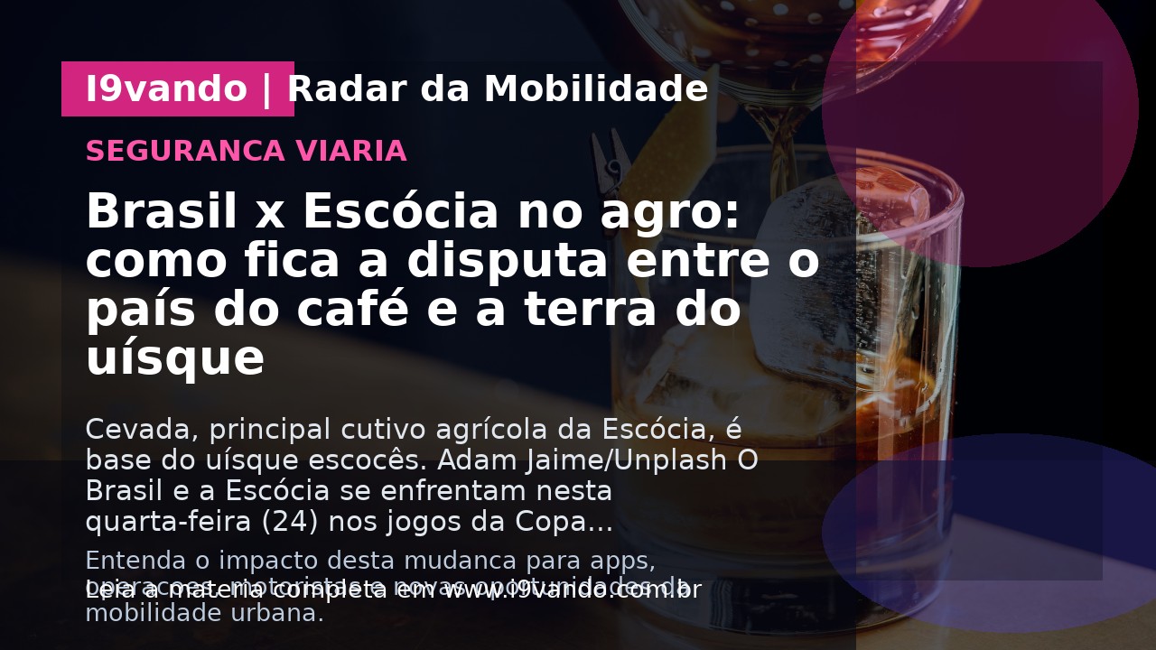 Brasil x Escócia no agro: como fica a disputa entre o país do café e a terra do uísque