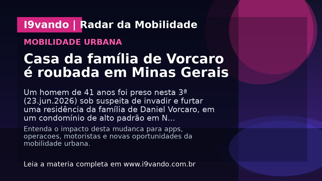 Casa da família de Vorcaro é roubada em Minas Gerais