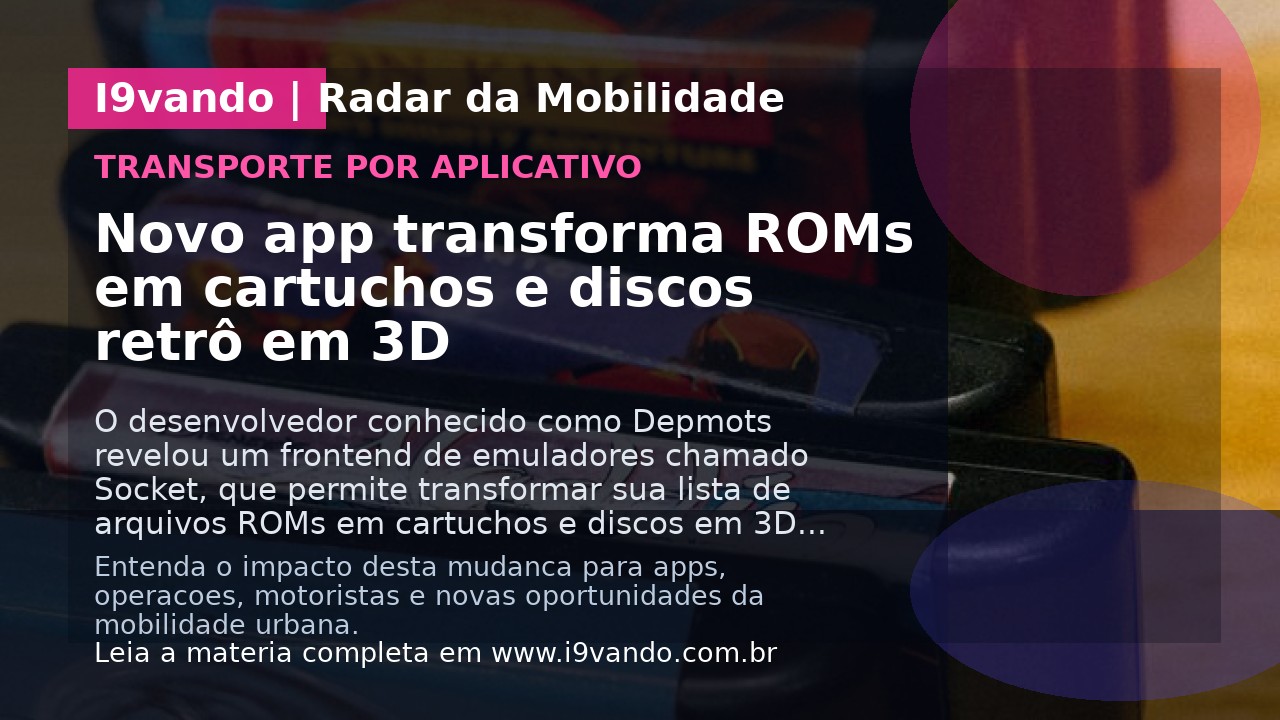 Novo app transforma ROMs em cartuchos e discos retrô em 3D
