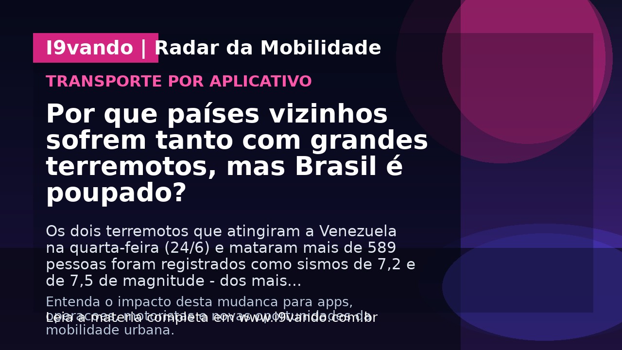 Por que países vizinhos sofrem tanto com grandes terremotos, mas Brasil é poupado?