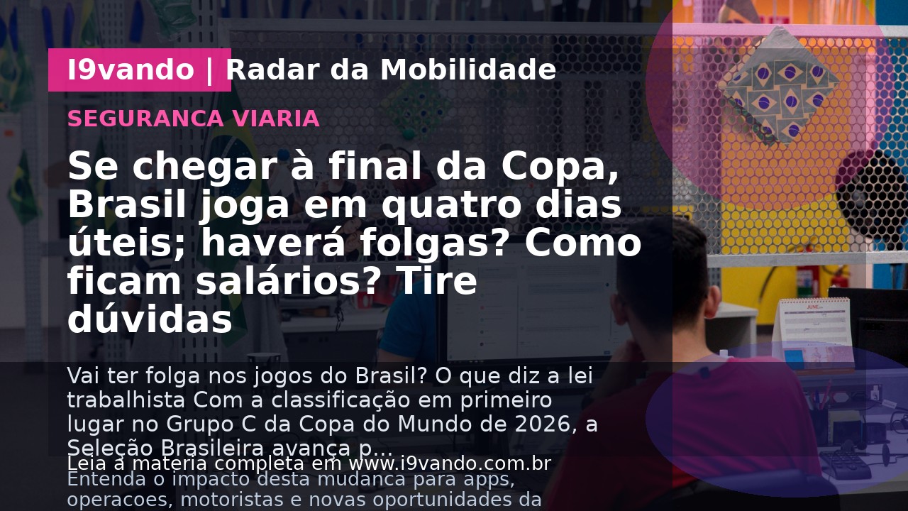 Se chegar à final da Copa, Brasil joga em quatro dias úteis; haverá folgas? Como ficam salários? Tire dúvidas