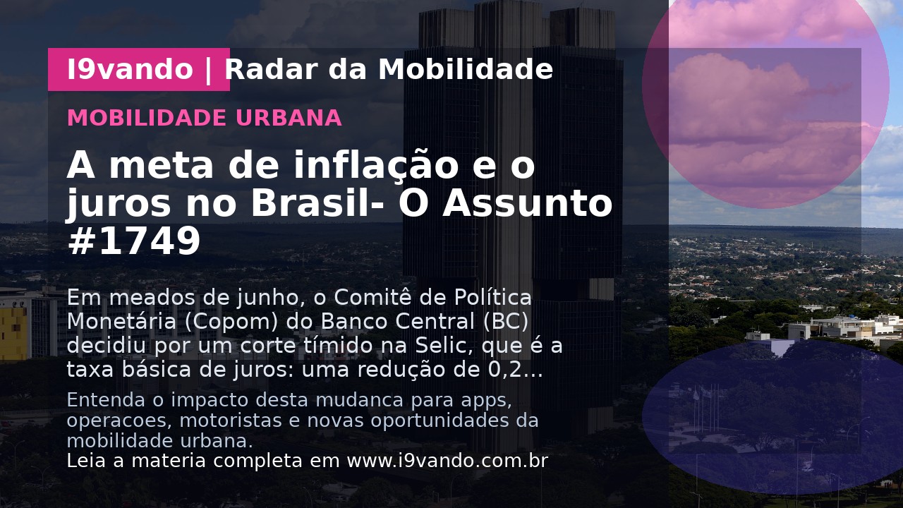 A meta de inflação e o juros no Brasil- O Assunto #1749