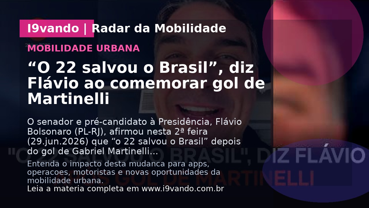 “O 22 salvou o Brasil”, diz Flávio ao comemorar gol de Martinelli