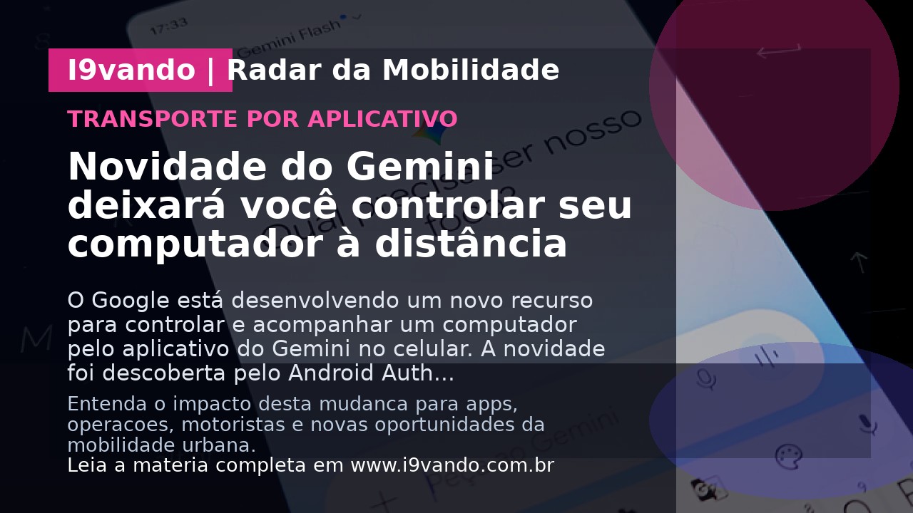 Novidade do Gemini deixará você controlar seu computador à distância